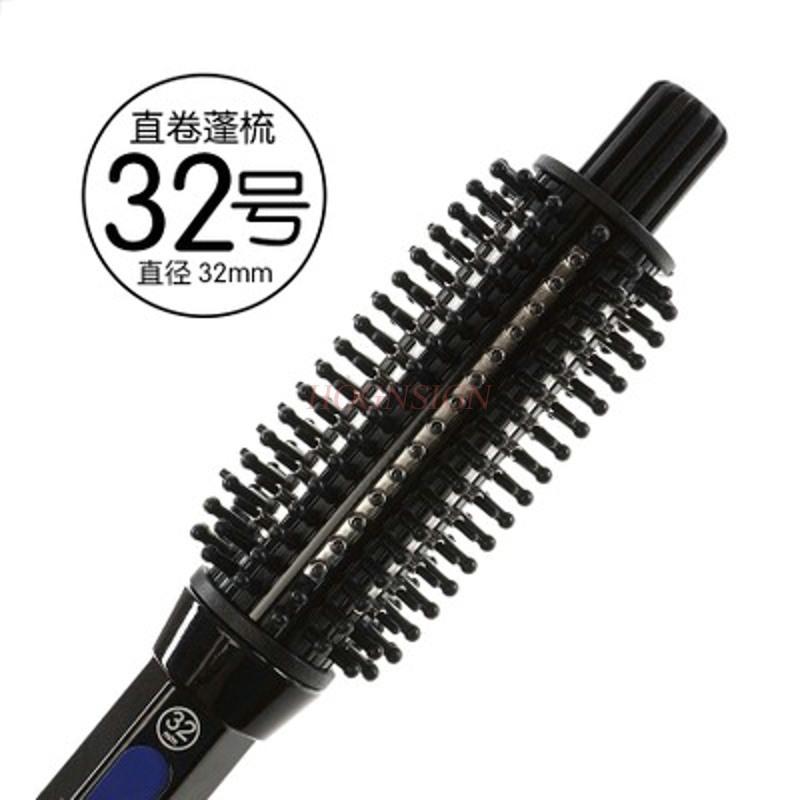 Anti-scalding Ceramic Electric Hair Comb Does Not Hurt Straight Round Bar Dual-use Men's Buckle Short Hair Pear Head Perm Sale