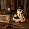 Halloween Patchwork Ghostly with Led Light Lighted Character Figure for Fall Display, Formed Accent with Soft Light for Shelf, Desk, Entry Table, or