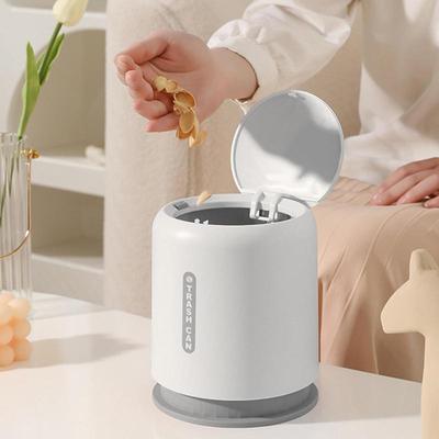 Mini Lixeira Criativa Pequena Lixeira de Mesa Cesta de Lixo Mesa de Casa Material de Escritório de Plástico Lixeira Lixeira Caixa de Barril de Artigos Diversos