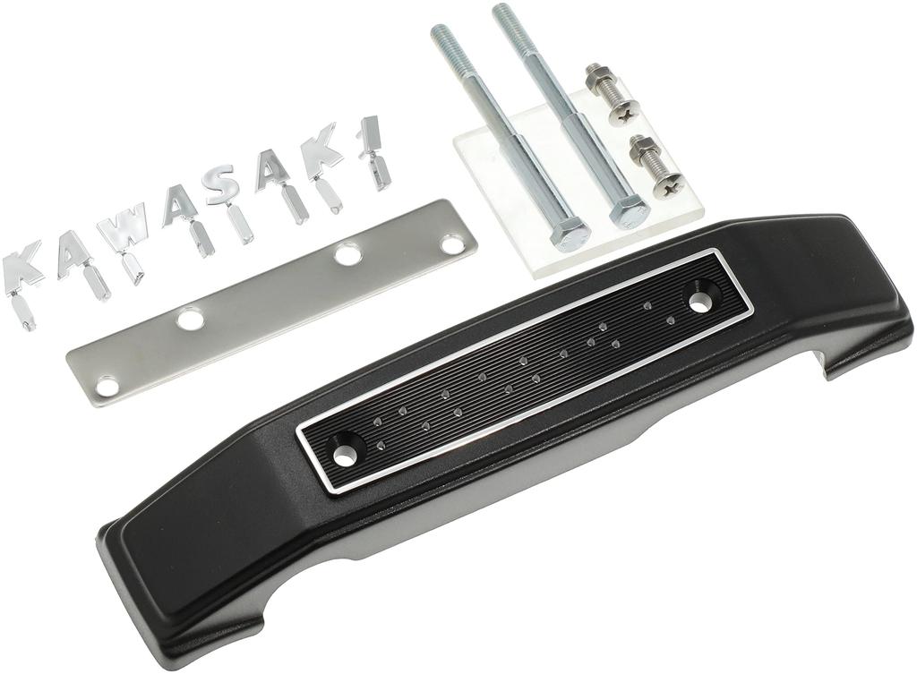 Doremi Collection 20143 Fork Cover Emblem KAWASAKI Logo Zephyr 750 Zephyr 400 Zephyr 400 Chi Black Mounting Stay Included