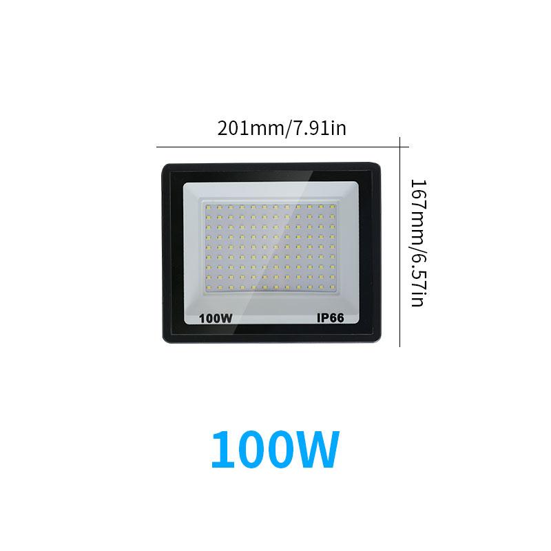 LED Floodlights 10W 20W 30W 50W 100W 200W Flood Light AC220V/110V Waterproof Outdoor Wall Garden Spotlight Reflector Focus Lamps