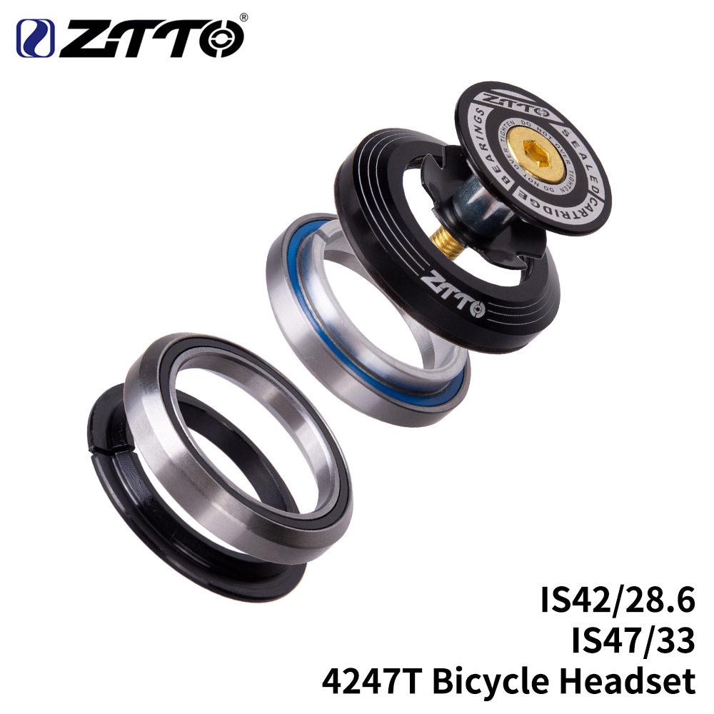 3434S Bicycle Headset 4444S 4252ST Straight Tapered Fork Straight Tube Headset Accessories Road Bike Internal Threadless Headset
