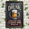 Retro Beer Metal Tin Sign 8x12 Inch Humorous Bar Garage Man Cave Wall Decor
