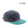 New Retro Color Matching Light Board Flat Brim Hemming Cotton Hip-hop Hat Men's and Women's Old Color Matching Solid Color Hat Tide