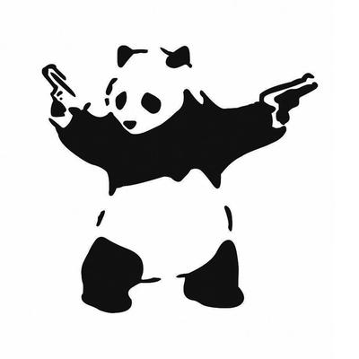 Cars Auto Parts Auto Sticker Window Car Vinyl Wall Bumper Ornaments Decal Cartoon Animal Panda