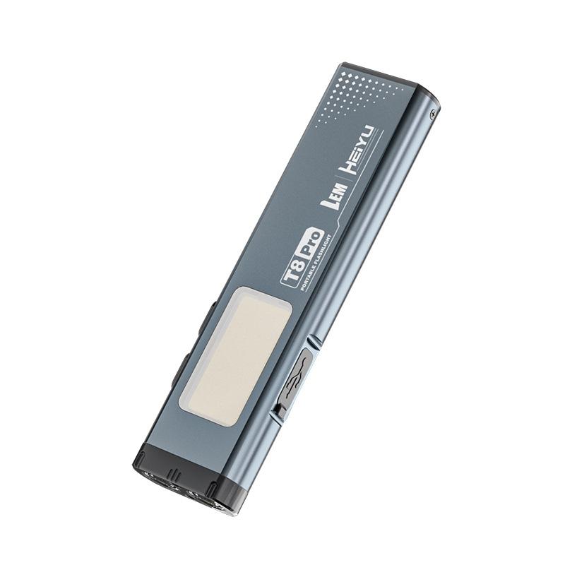 

Ultra Bright Waterproof LED Flashlight,new T8,Rechargeable Long Distance Outdoor Mini Portable Strong Light Torch- With Magnet, Work Gift 300mAh