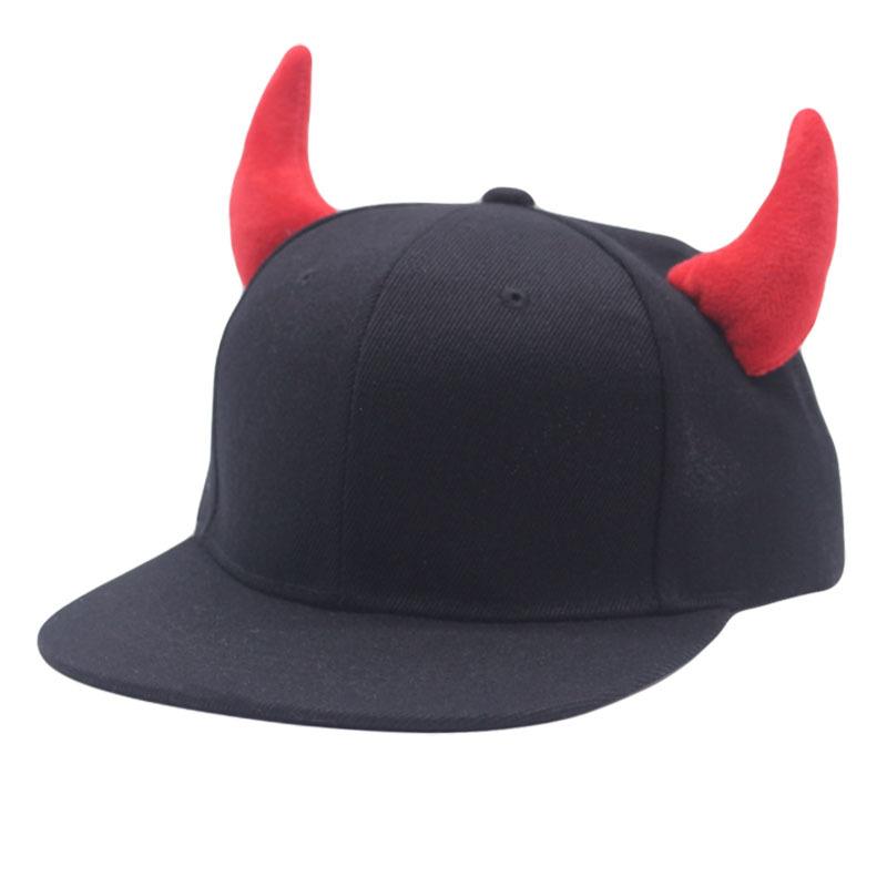 Hat Female Summer Devil Corner Cap Korean Version Casual Versatile Hip Hop Hat Spring and Autumn Student Shade Baseball Hat Male