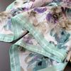Luxury Brand Print 70cm Square Scarves Women's Designer Silk Scarf Floral Bandana Small Neckties Hairbands Foulard Shawl
