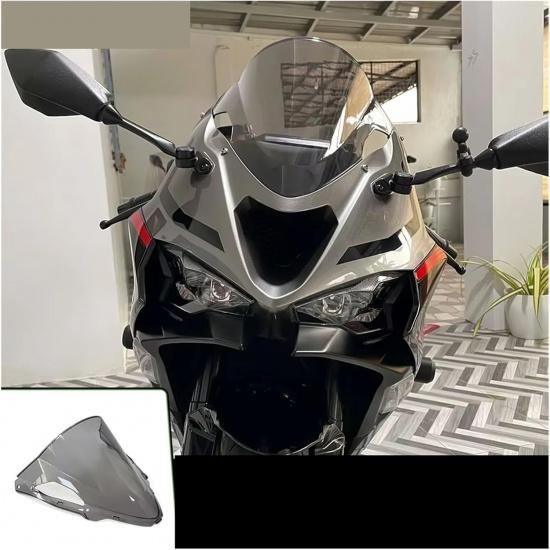 Motorcycle Windshield for N&INJA for ZX-6R 2024 2025 2026 Motorcycle Windscreen Windshield Deflectors Double Shield Protector Windscreen
