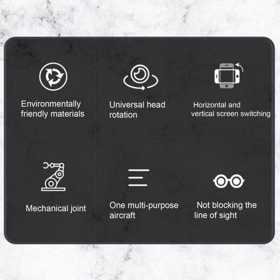 Handyhalter mit 360 Ständer Ladedesign Anschluss Ergonomische Verriegelung Einstellbar Faltbar Grad Drehung Auto