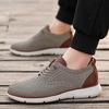 New Large Size Comfortable Men's Shoes Light Fashion Casual Sports Shoes Breathable Flying Mesh Top Loafers