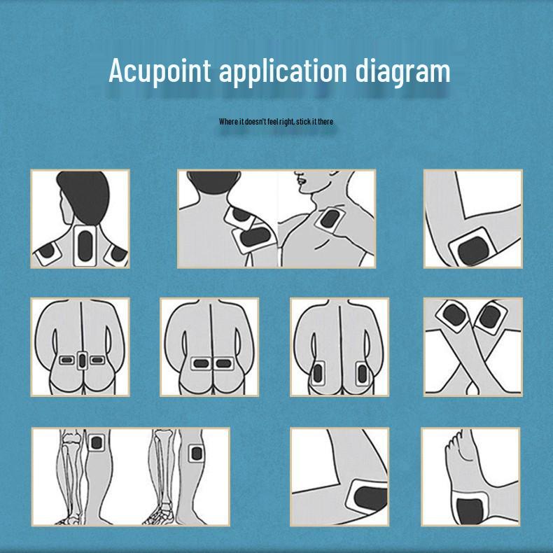 Mugwort Ginger Self-Heating Moxibustion Patch for Joints, Back, Knees, and Cervical Spine