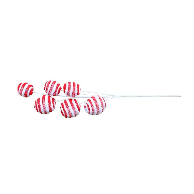 Elegant Christmas Tree Toppers Accent Portable Picks Curly Stem Christmas Tree Toppers In Bright Color