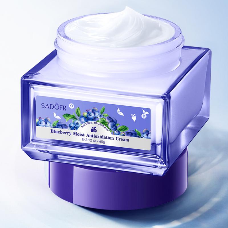 Blueberry Hyaluronic Acid Cream 60g SADOER Hydrating Moisturizing Antioxidant Cream