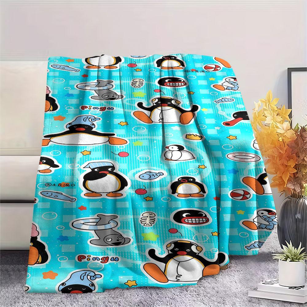 Pingu Blanket, High Quality Comfortable for All Seasons, Home Decor, Warmth and Comfort