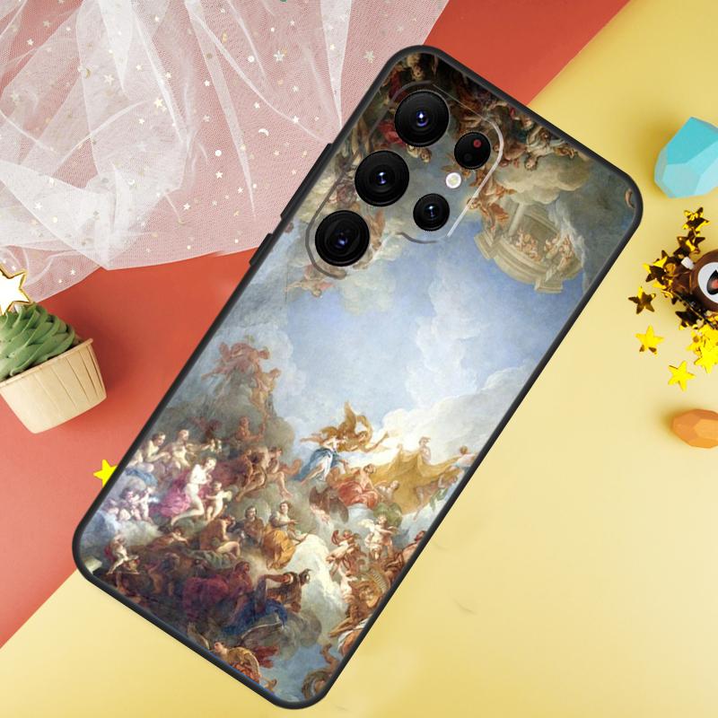 Michelangelo Art Case For Samsung Galaxy S24 Ultra S22 S20 S21 FE S8 S9 S10 Note 20 10 Plus S23 Ultra Cover