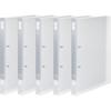 KOKUYO File Ring File Slim A4 Vertical 180 Sheets, 2 Holes, Clear, Set of 5 Books - URFC420TX5