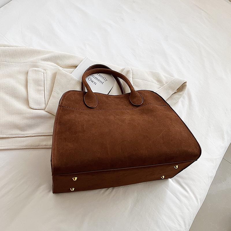 Women's Large-Capacity Tote Bag - Versatile Crossbody Handbag for Autumn/Winter 2024