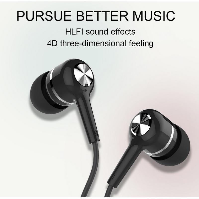 Hifi Universal Headphone Smart Call In-ear Mobile Phone 3.5mm Interface Headset