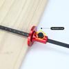 Woodworking Scriber with Dual Scale Adjustable Mortise Marker Aluminum Alloy Wear-resistant Scriber for Precision Marking