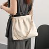 Leather high-end chain stray bag garbage bag women's new diamond large-capacity axillary shoulder support special bag