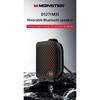 Monster M3 Magnetic Clip-On Mini BT V5.4 Portable Outdoor Sport Wearable Wireless Bluetooth Speakers With Bass Mic