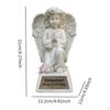 Englestatue Solcellelampe Figur til Hage