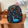 Backpack Capacity Large Cartoon Dinosaur Forklift Simple Schoolbag Boys Girls