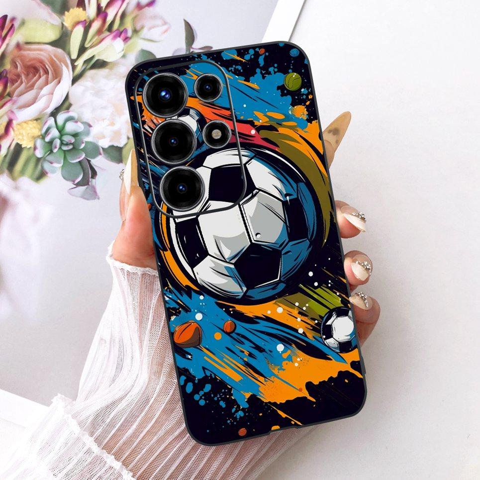 Bow Love Heart Pattern Cute Cat Phone Case For Itel Super 26 Ultra S26 Ultra S688LN Casing Soft TPU Silicone Shockproof Cover