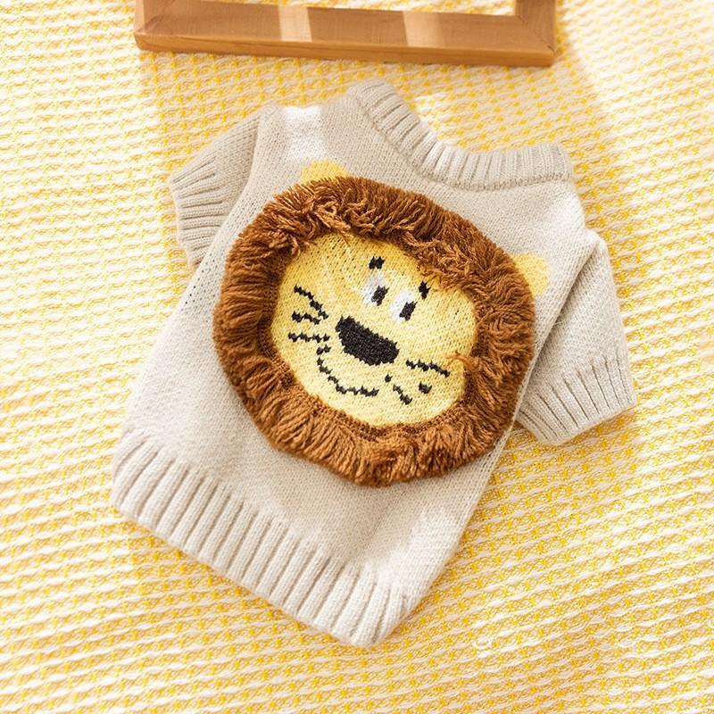 

Щенок Собака Полный Милый Медведь Свитер Кошка Двуногий Кардиган Средние и маленькие Собаки Одежда Для Домашних Животных XL