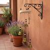 Key Star Bell Retro Distressed Wind Chime Wicca Pagan Style Bell Crafts Ornaments  Blessing Gift