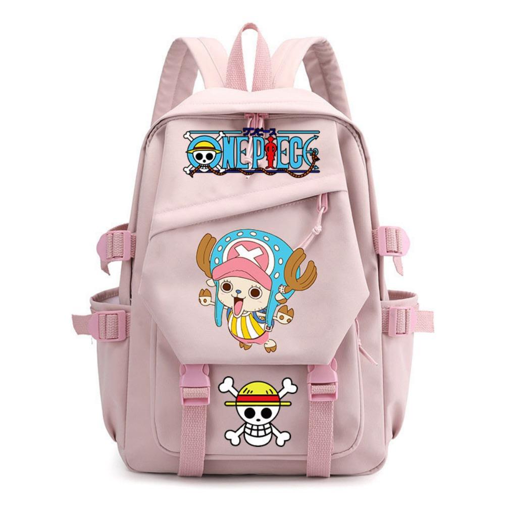 Anime ONE PIECE schoolbag children's backpack primary school bag male and female junior high school students college students campus backpack