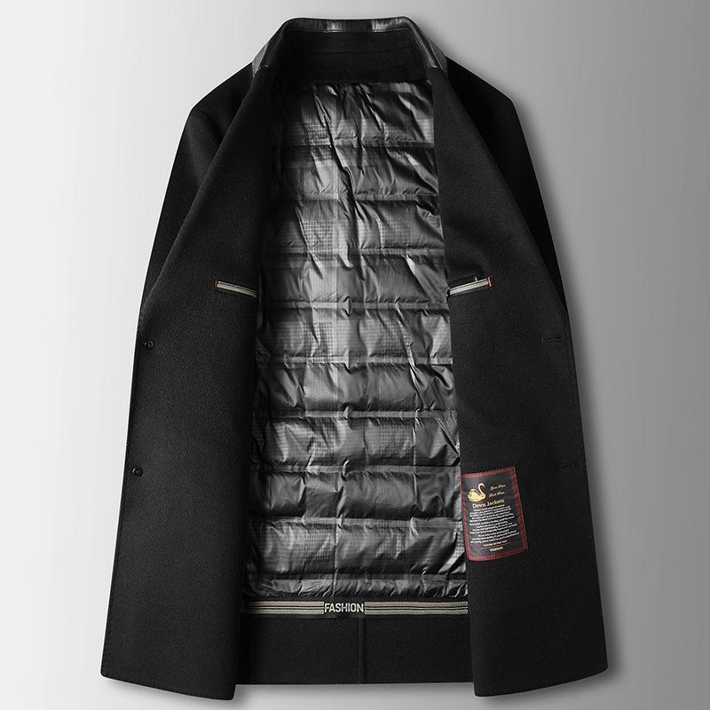 Осенне-зимний плащ из шерсти средней и длинной длины — фото 4