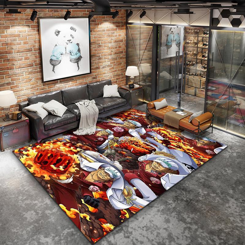 One Piece Gear Carpet Rug For Living Room Bedroom Home Sofa Decoration,kids Play Nonslip Floor Mat