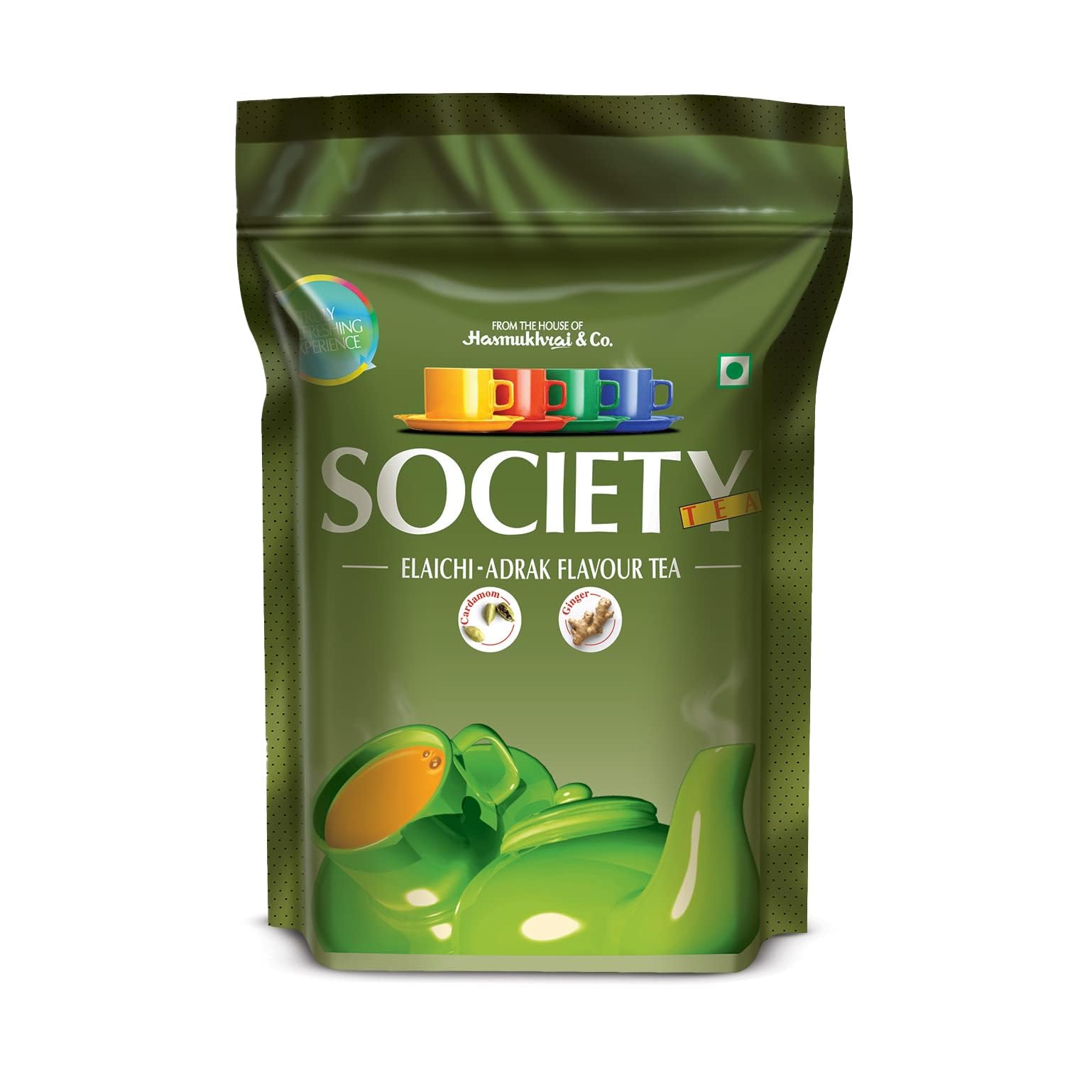 

Society Tea Elaichi Adrak Chai 250 g Pouch Pack of 1 Refreshing Ginger Cardamom Brew