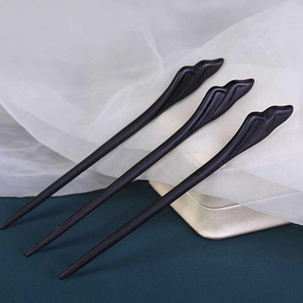 Wooden Chinese Style Hairpin Ancient Style Hanfu Headwear Retro Sandalwood Hair Stick Women