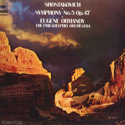 Disque LP EUGENE ORMANDY, ORCHESTRE DE PHILADELPHIE - Chostakovitch Symphonie n° 5 Op. 47 SOCO4 CBS SONY Japon Classique Occasion