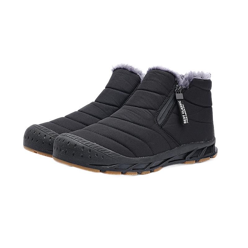 Unisex Winter Snow Boots - Warm, Non-slip, Mid-top, Velvet-lined