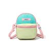 Trendy Dopamine Mini Backpack: Color Block Crossbody Bag for Women, Japanese & Korean Style