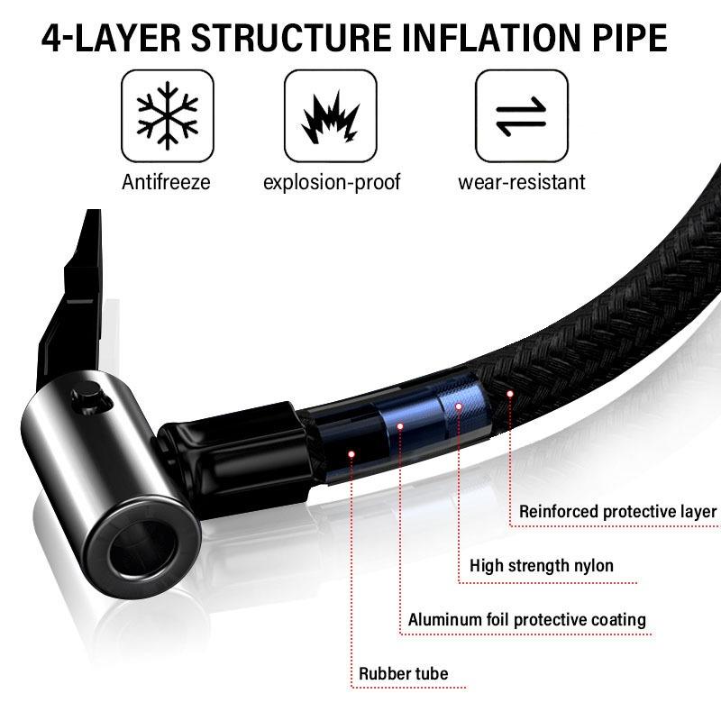 1Pcs Car Tire Inflator Smart Digital Inflatable Pump Emblem Accessories for SEAT Leon FR 5 6 MII Altea 5F Ibiza Toledo Cordoba Alhambra MK3