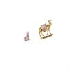 Cat Camel Statue Decorative Figurine Animal Sculpture Art Craft Ornament for Fireplace Entrance