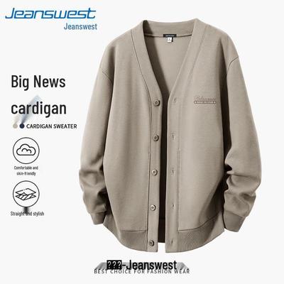 Jeanswest Men's V-Neck Button Cardigan Jacket