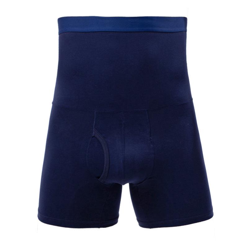 

Мужские теплые боксеры из бархата с высокой талией больших размеров для людей среднего и пожилого возраста 5XL (190-210 jin)