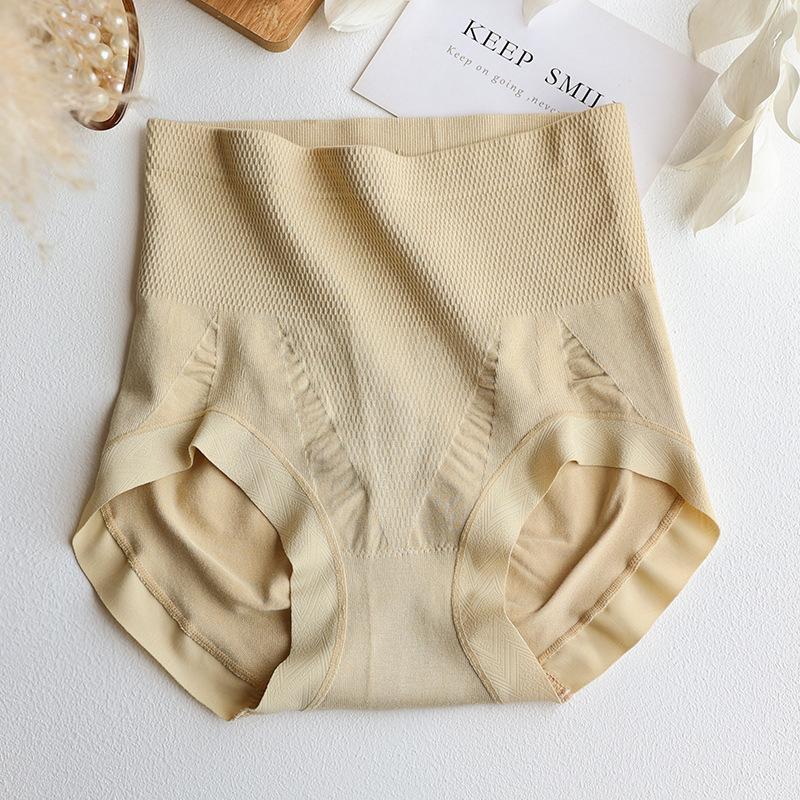 Big Size Female Spring Seamless High Waist Abdominal Lift Hip Triangle Briefs