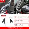 For Benz GLE W167 —2024 Carbon Fiber Car Accessories Auto Outer A-pillar Panel Cover Trim Sticker Exterior Modification