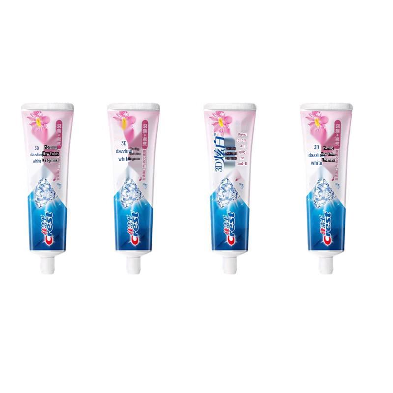 

Crest 3D White Morning Dew & Lotus Toothpaste 120g 4-Pack