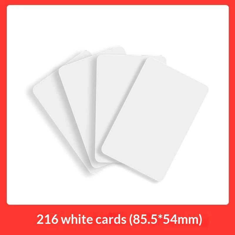10Pcs Rewritable Printable NFC216 RFID Cards 13.56MHZ Blank PVC for Gym Club Membership Access Control
