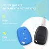 Silicone Car Key Fob Cover Case 2 Button For Renault Kangoo Traffic Master For Opel Vivaro Movano For Nissan Remote Shell