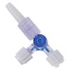 6pcs Plastic Ball Valve Male Lock Water Valve Disposable 3-Way Valve  School Projects