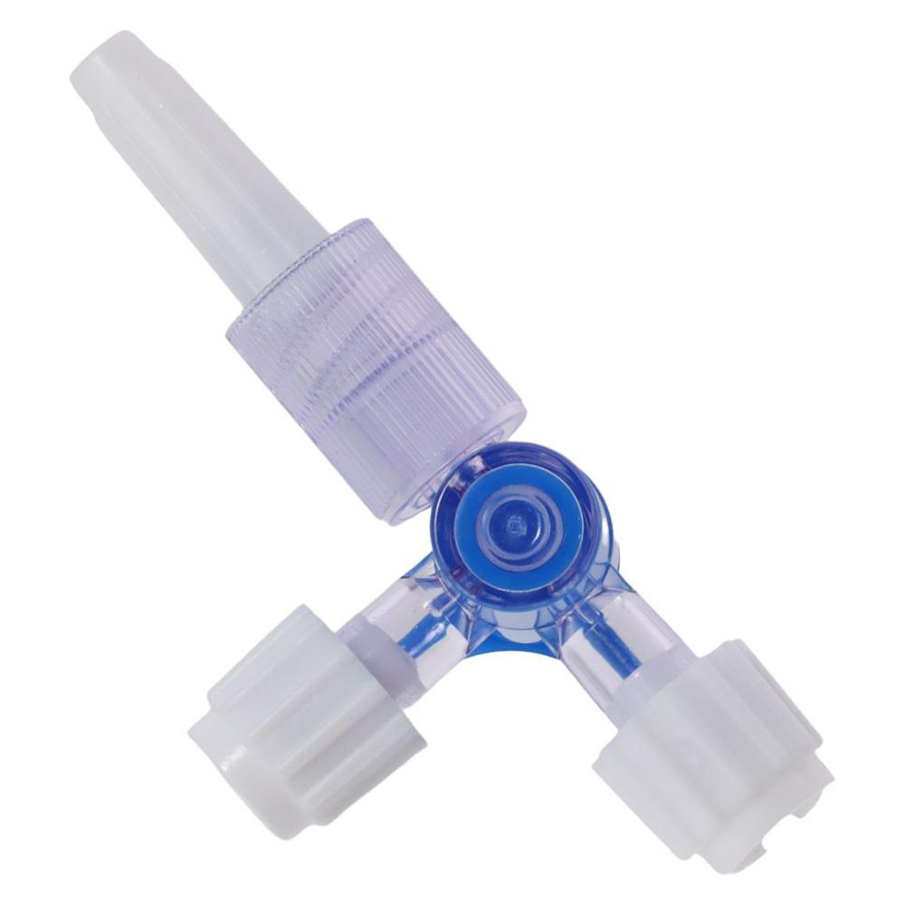 6pcs Plastic Ball Valve Male Lock Water Valve Disposable 3-Way Valve  School Projects